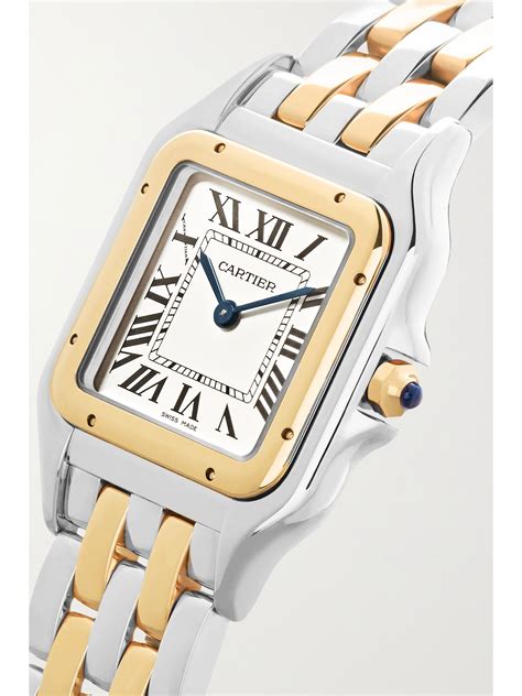 gold cartier watch ladies|panthère de cartier watch price.